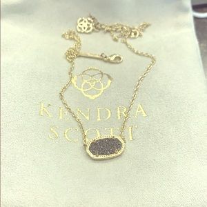 Kendra Scott  Elisa Gold with silver Drusy